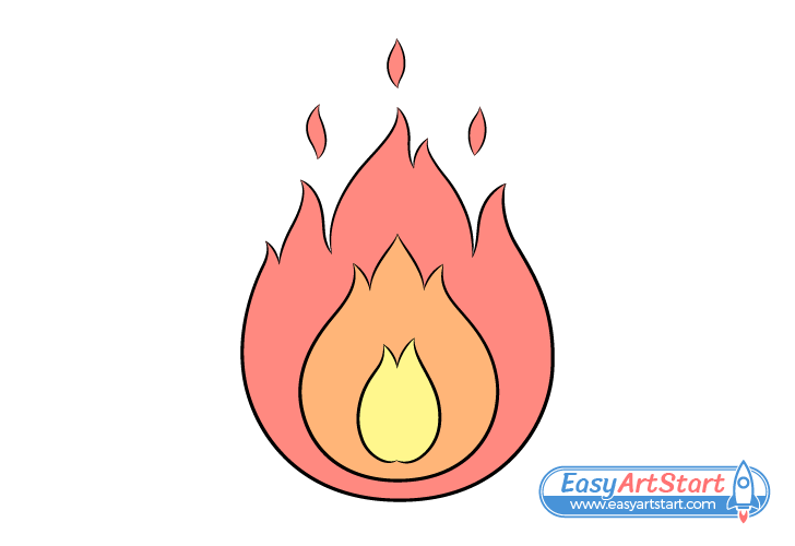 fire drawing