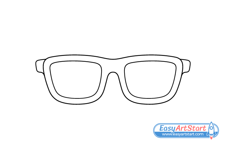 How to Draw Glasses in Six Easy Steps EasyArtStart