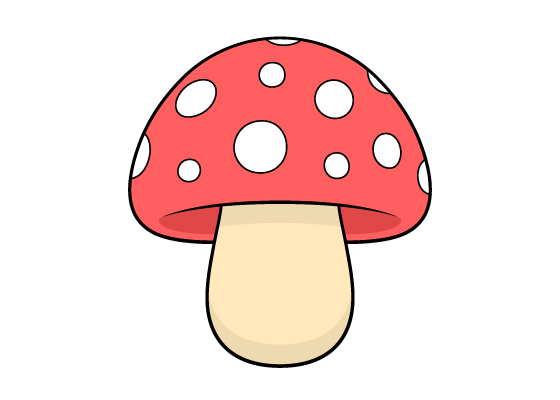 mushroom drawing tutorial