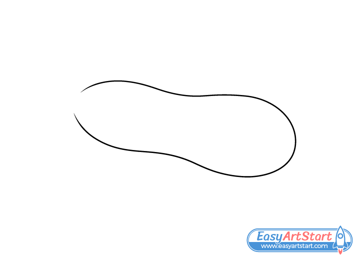 peanut shape drawing