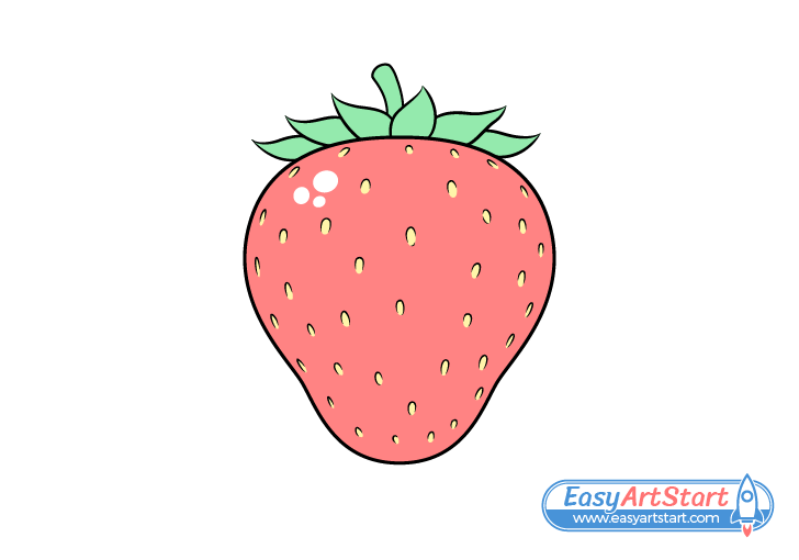 strawberry drawing