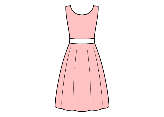 How to Draw a Dress in a Simple Way - EasyArtStart