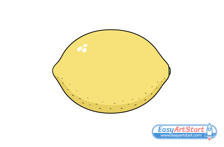 lemon drawing