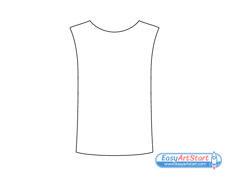 Basic t shirt outline best sale