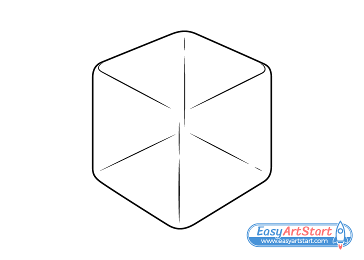 How to Draw an Ice Cube (8 Steps) - EasyArtStart