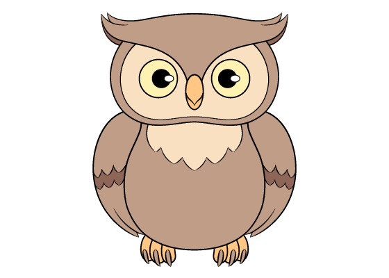 owl drawing tutorial