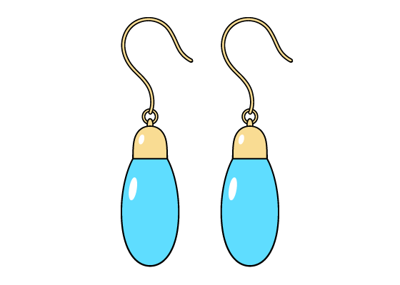 earrings drawing tutorial