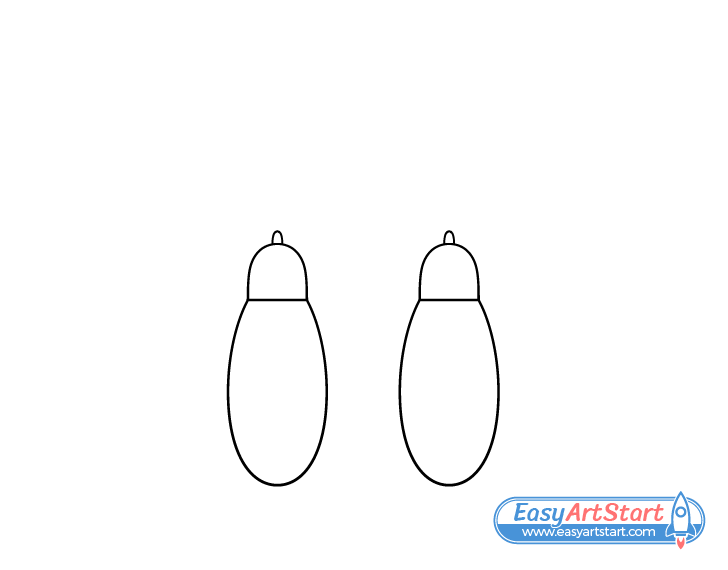 earrings outline drawing