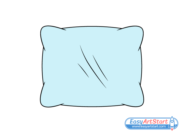 pillow drawing color