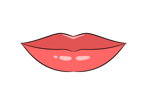 lips drawing tutorial