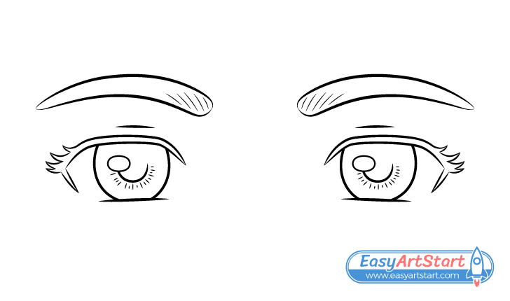 eyes outline drawing