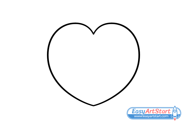 heart outline drawing